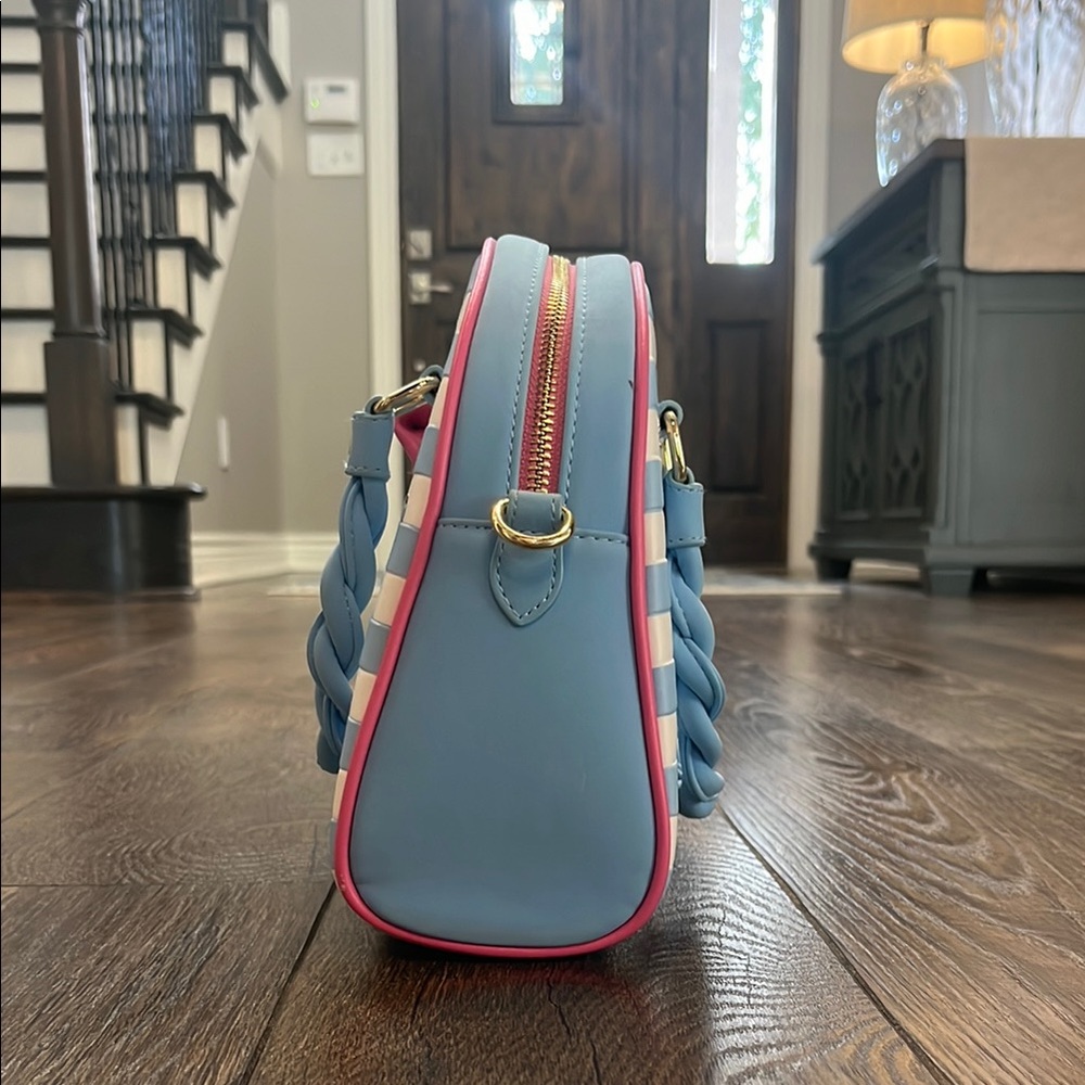 Loungefly Blue and Pink Mini Bag - Picture 2 of 6